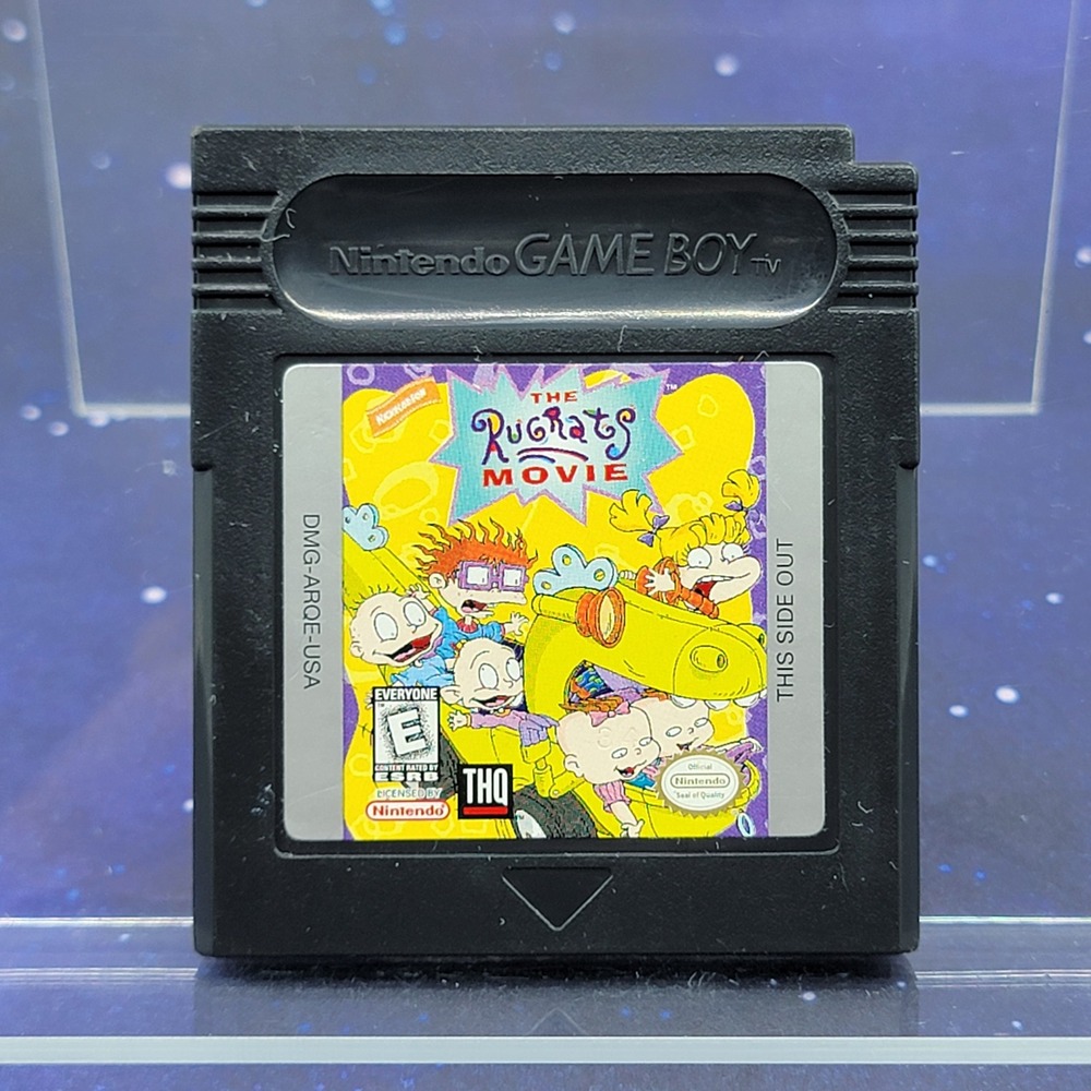The Rugrats Movie Nintendo Game Boy GBC GBA Black Cartridge DMG-ARQE-USA THQ